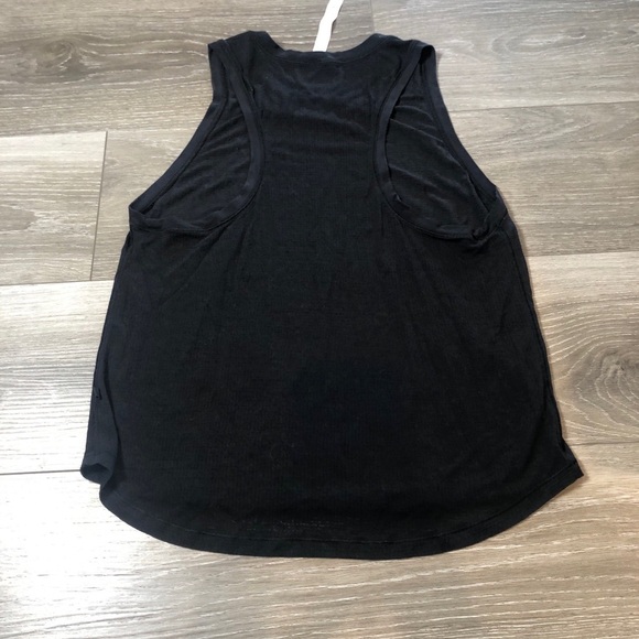 Lululemon Black Sheer Athletic Tank Top Womens Size 8 - Picture 10 of 10